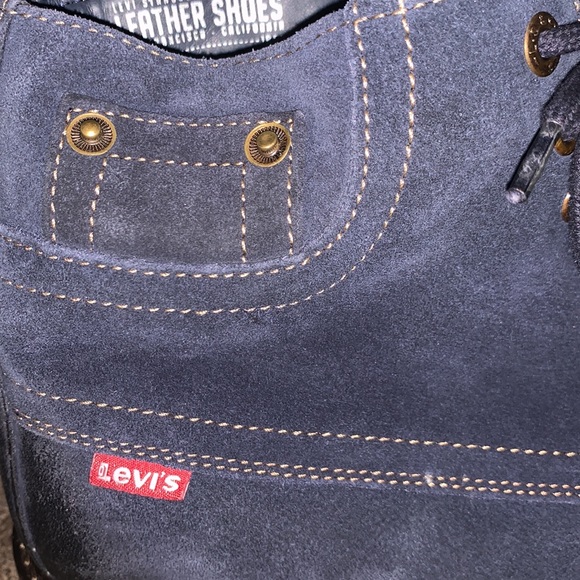 NWOT SHEFFIELD NAVY SUEDE WORK BOOT - Picture 9 of 11